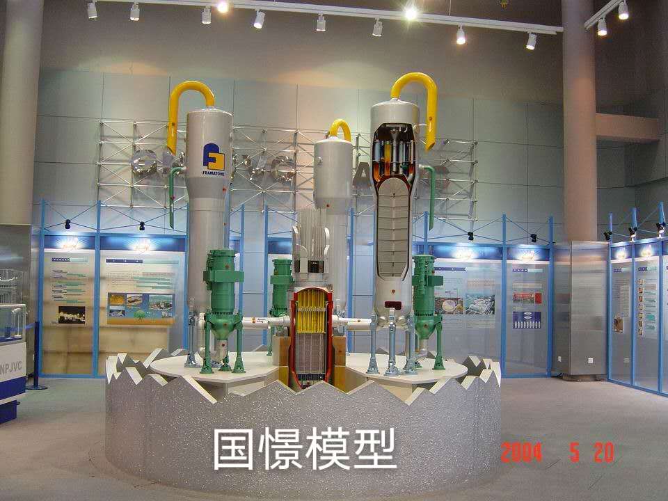 白水县工业模型