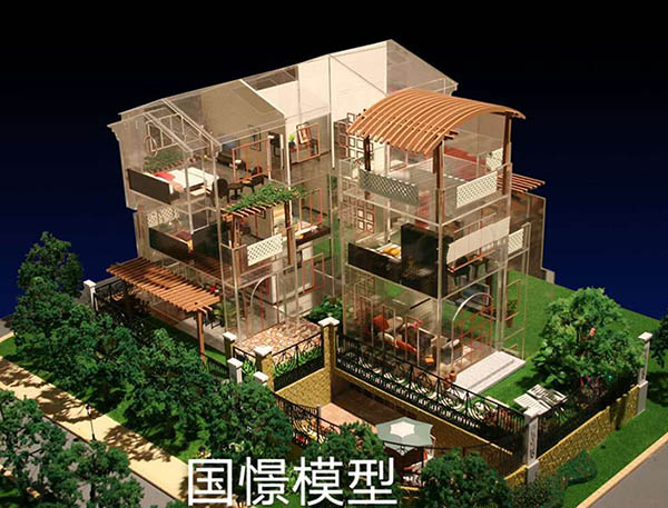 白水县建筑模型