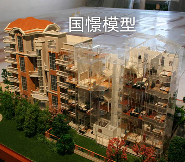 白水县建筑模型
