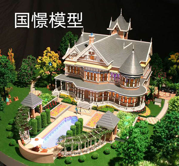 白水县建筑模型