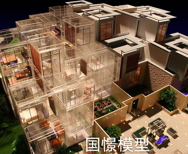 白水县建筑模型