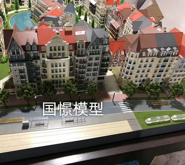 白水县建筑模型