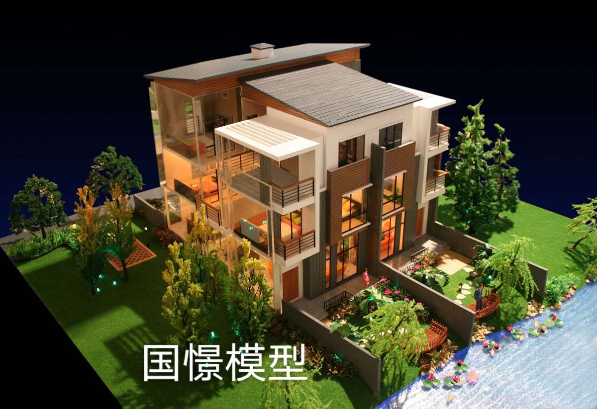 白水县建筑模型