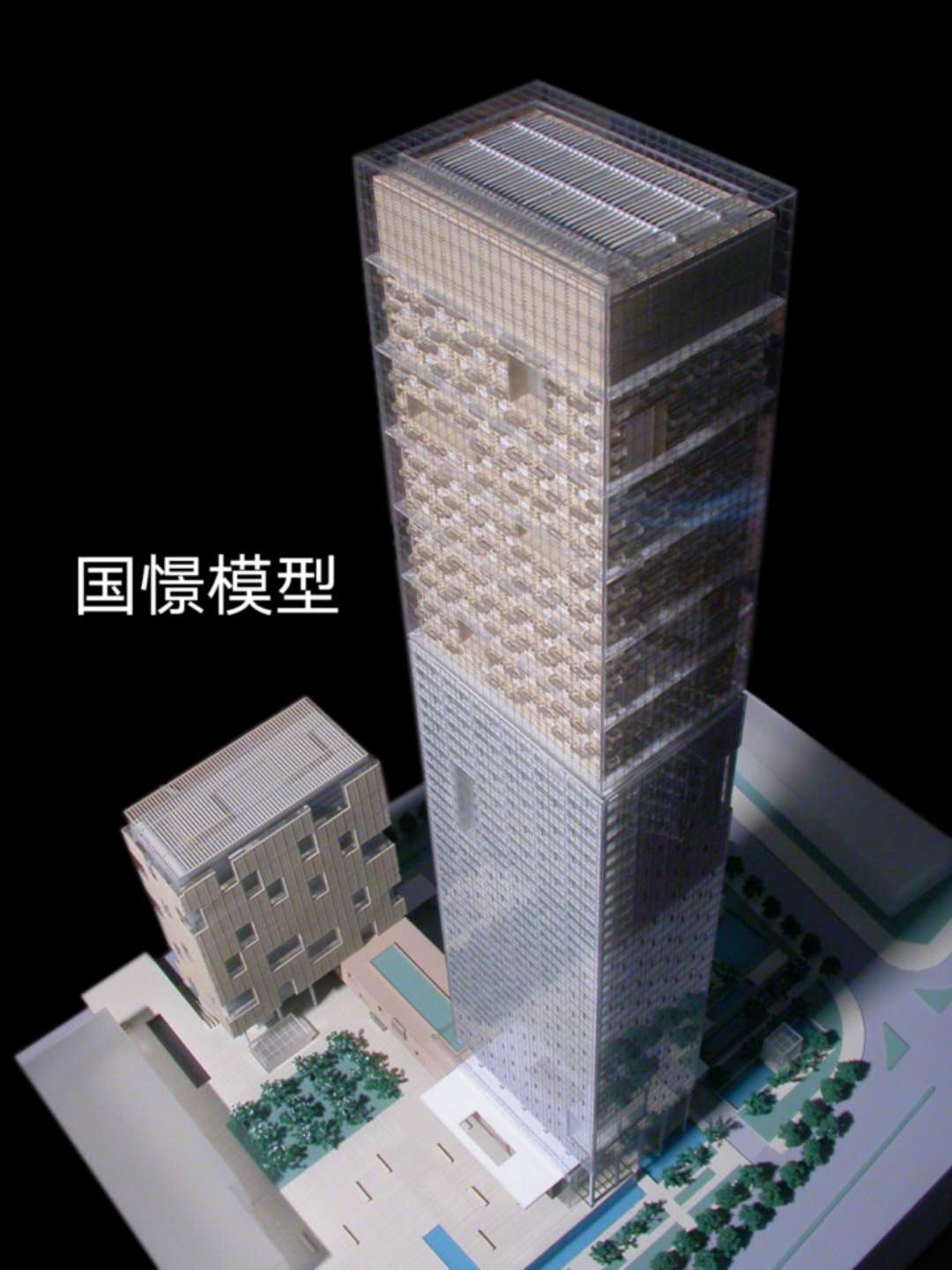 白水县建筑模型