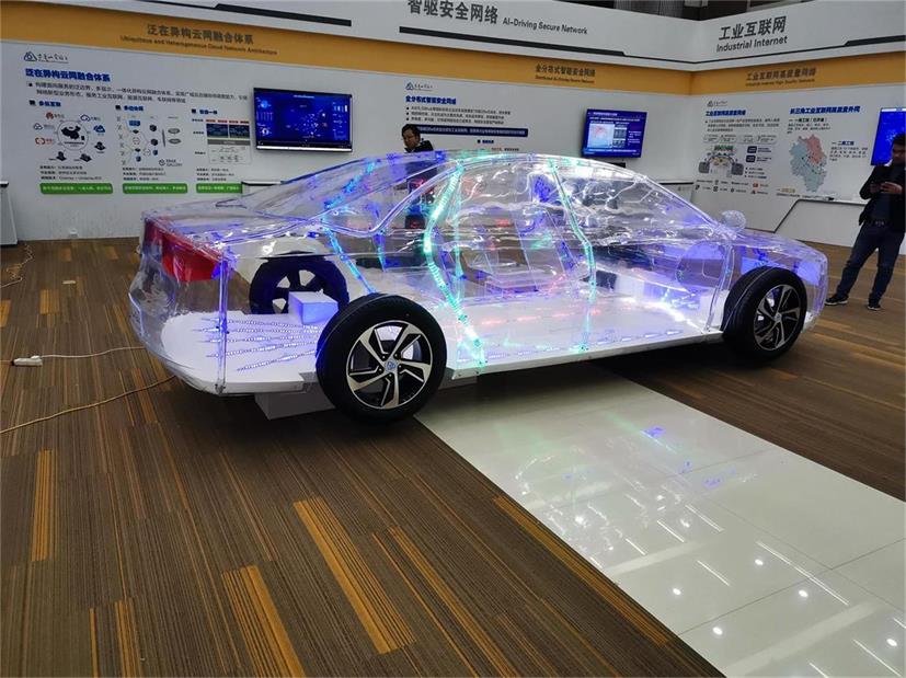 白水县透明车模型